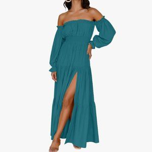 ZESICA Women's 2023 Boho Sexy Off Shoulder dress